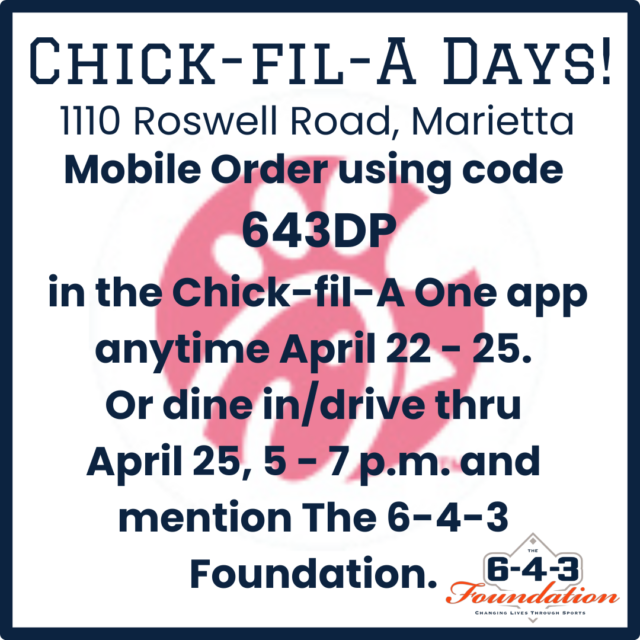 Chick-fil-A Days & Book Drive April 22-25